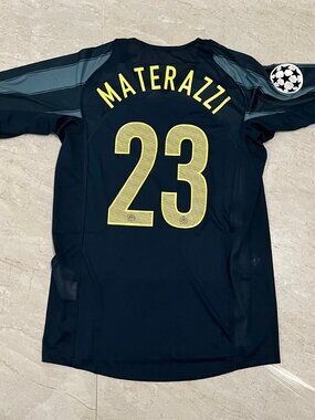 Inter Milan 04/05 third jersey - Materazzi #23 US SIZE LARGE